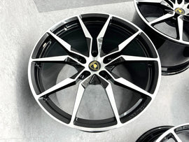 LAMBORGHINI AVENTADOR DIONE WHEEL SET AD-PERSONAN BLACK/ MACHINE 470601023