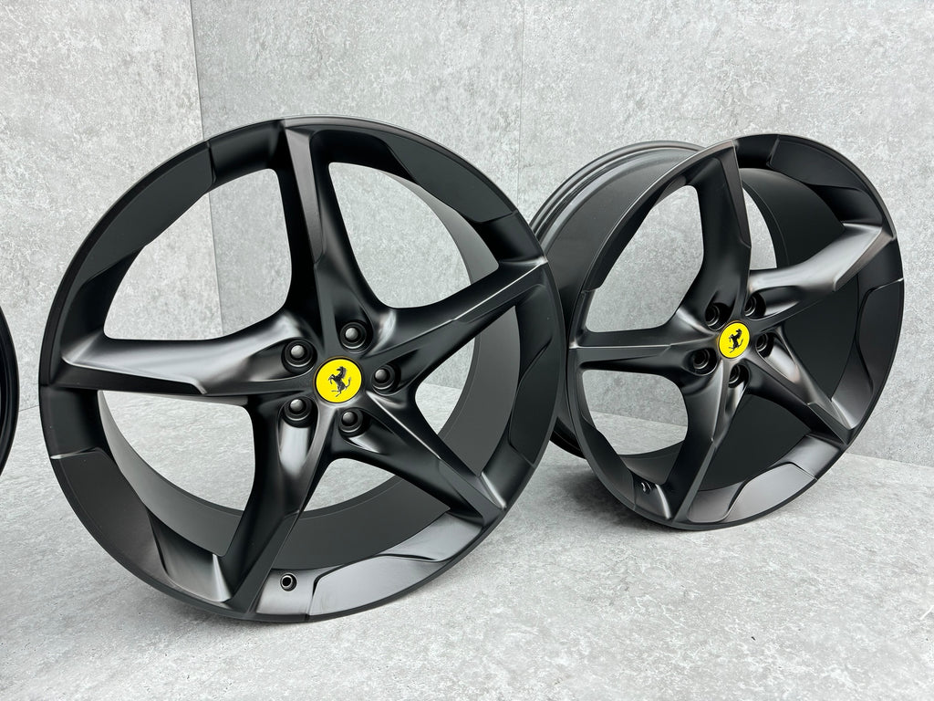 FERRARI PUROSANGUE 175 22/ 23" FORGED ALLOY WHEEL RIM SET BLACK 895987