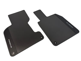 PORSCHE 992 GT3-RS CARBON WITH LEATHER EDGE FLOOR MATTS 9GT - LHD