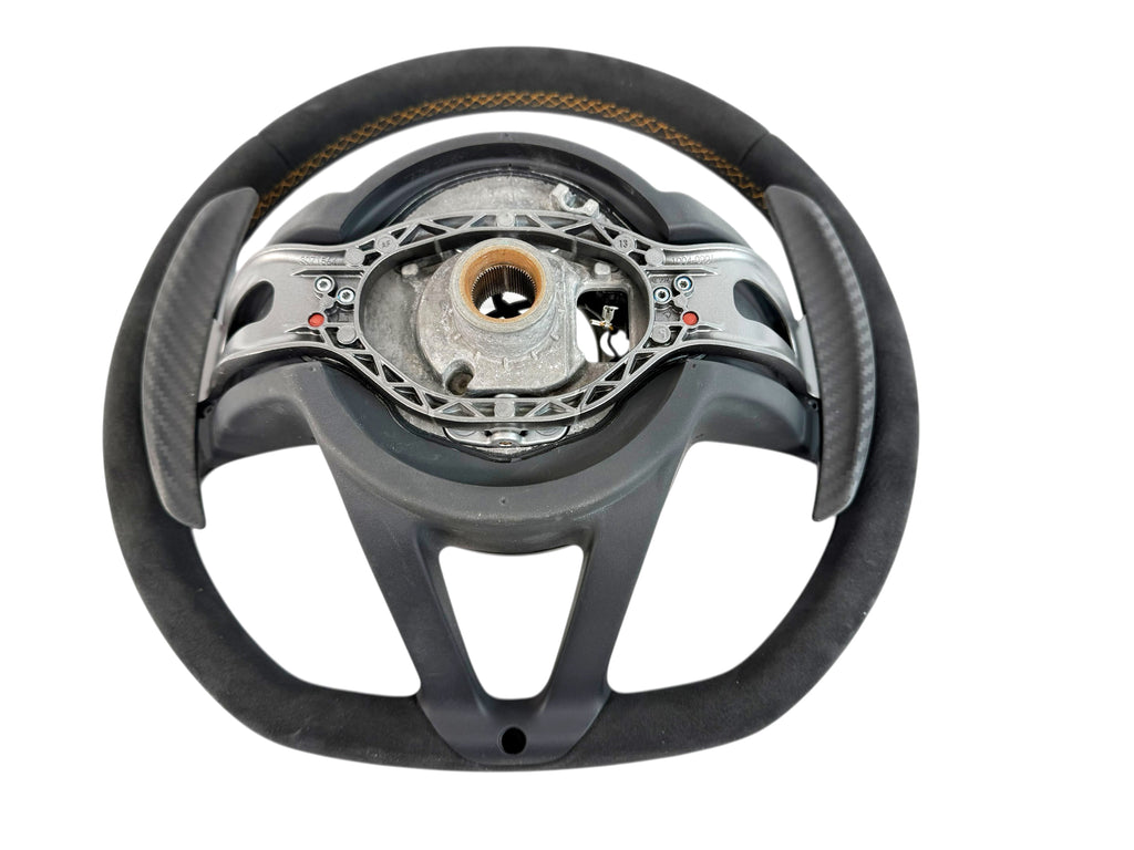 MCLAREN P1 MSO CARBON ALCANTARA STEERING WHEEL 121195CP-P1005AW
