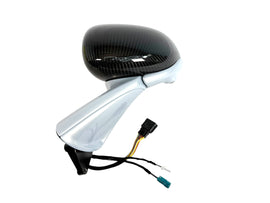 MCLAREN ARTURA MSO CARBON LEFT WING MIRROR ASSEMBLY - ICE SILVER 14AB091CP