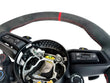 Load image into Gallery viewer, PORSCHE 992 GT3-RS RED DINAMICA STEERING WHEEL BLACK/RED 9GT419091EQ