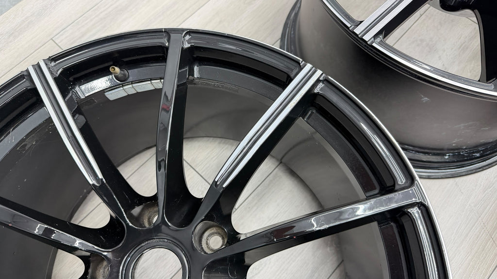 ASTON MARTIN VANTAGE LIGHT WEIGHT 20" 10 SPOKE WHEELS BLACK/ MACHINE KY53-9965G-7A