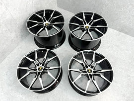 LAMBORGHINI AVENTADOR DIONE WHEEL SET AD-PERSONAN BLACK/ MACHINE 470601023