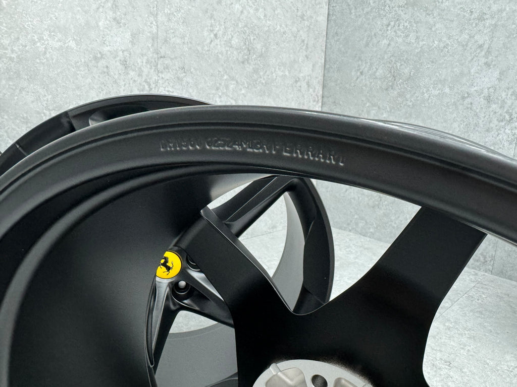 FERRARI PUROSANGUE 175 22/ 23" FORGED ALLOY WHEEL RIM SET BLACK 895987