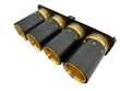 Load image into Gallery viewer, NOVITEC 765LT TAIL PIPES GOLD-PLATED WITH 999 FINE GOLD WITH CARBON COVER C176546