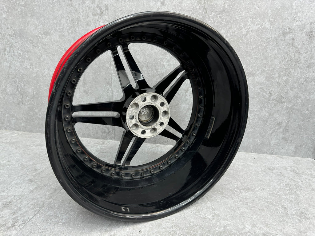 FERRARI F12 ADV1 ADV05 MV.2 SL 21"/22" FORGED WHEELS BLACK/ RED