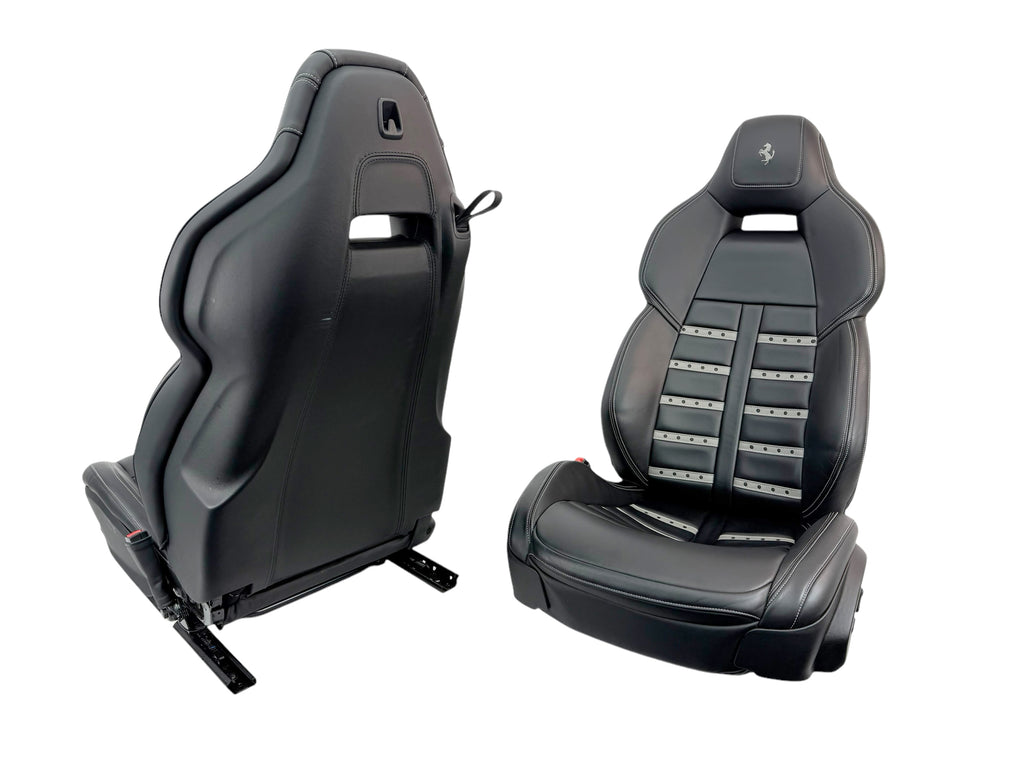 FERRARI F12 COMFORT DAYTONA ELECTRIC SEATS BLACK/ GREY - RHD