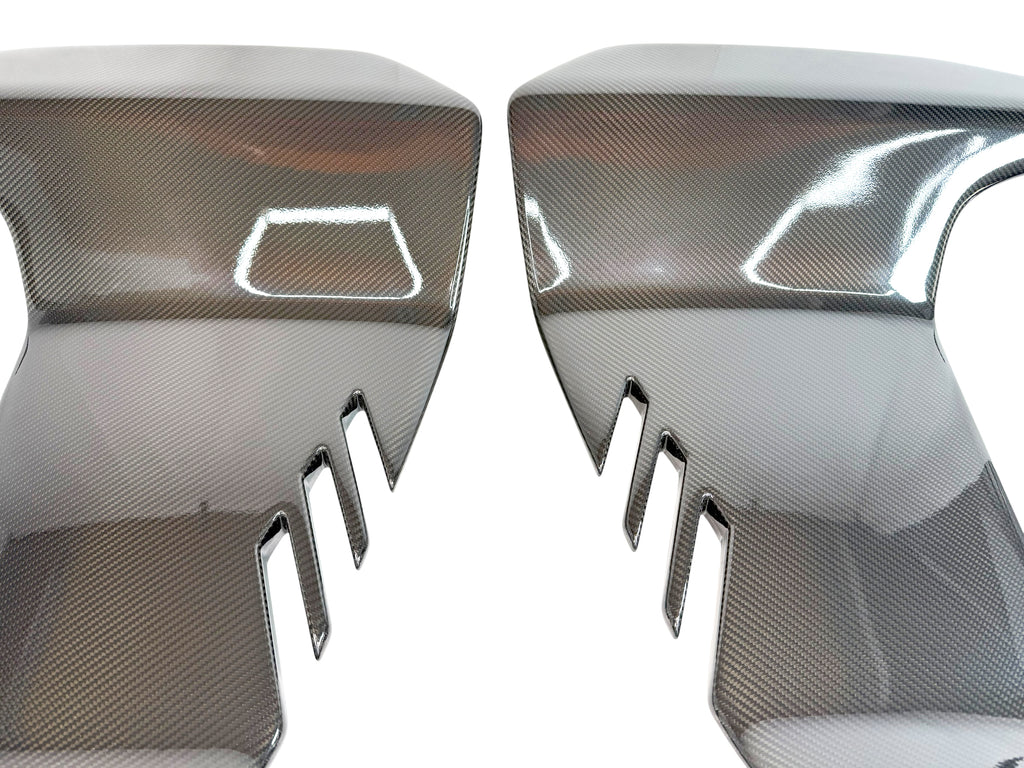MCLAREN SOLUS GT MSO VISUAL CARBON SPOILER END PLATES SET BC08A631RP
