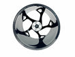 Load image into Gallery viewer, MCLAREN ELVA 5 TURBINE SPOKE MSO MACHINE/ BLACK ULTRA LIGHT WHEELS SET 25BA113SP