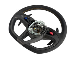 MCLAREN P1 MSO CARBON ALCANTARA/ STEERING WHEEL 121195CP-P1002AW (ORANGE STICHING)