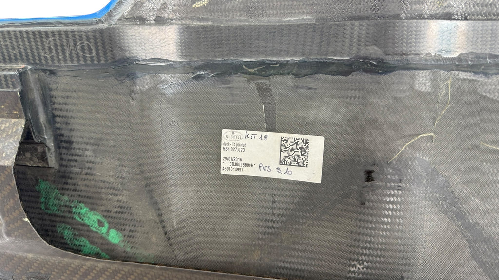 BUGATTI CHIRON PAINTED ENGINE DECK LID COVER 5B4827023