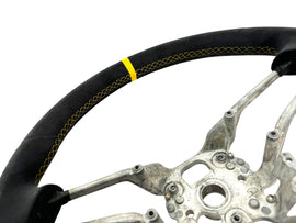 PORSCHE 991.1 GT3 ALCANTARA STEERING WHEEL GREY/ YELLOW