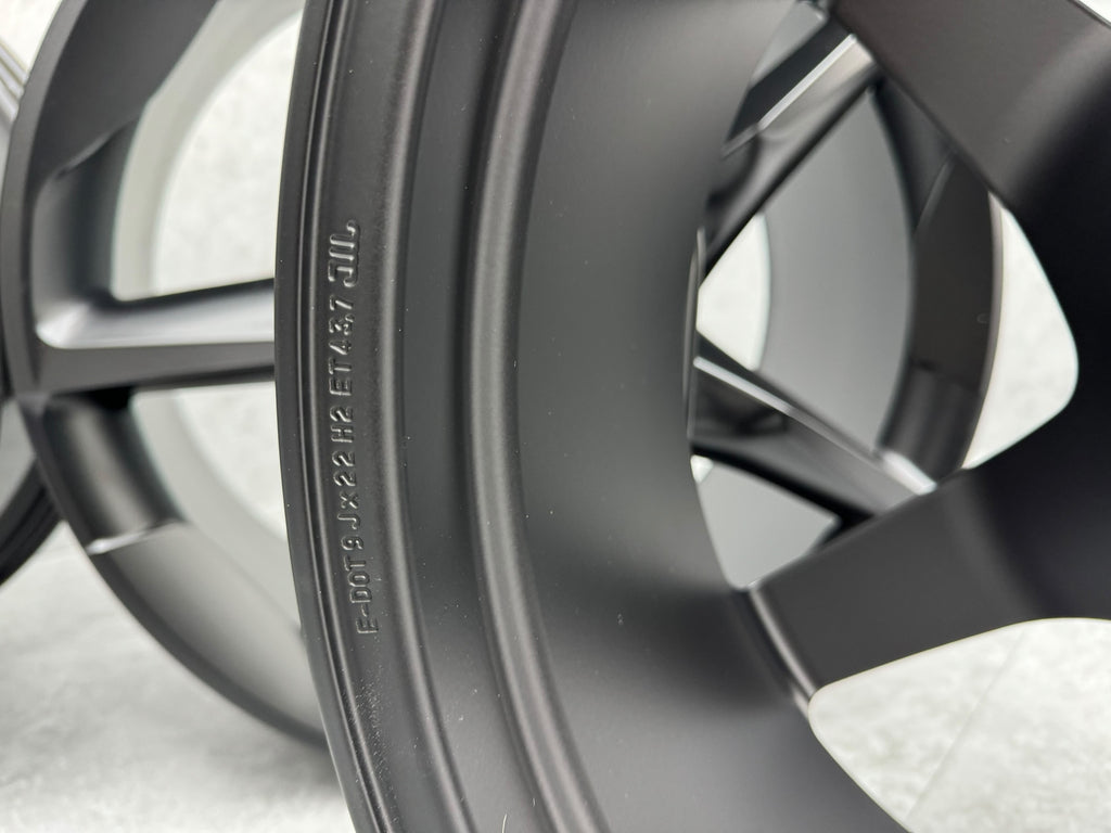 FERRARI PUROSANGUE 175 22/ 23" FORGED ALLOY WHEEL RIM SET BLACK 895987