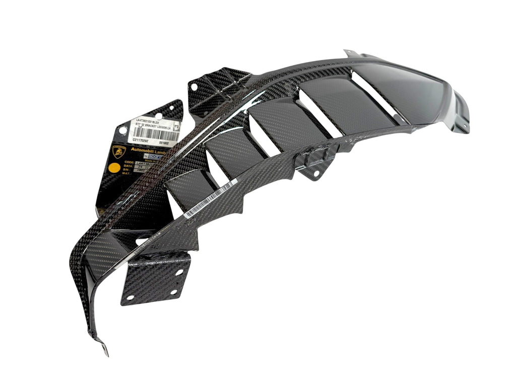 LAMBORGHINI HURACAN STO LEFT CARBON LOUVRED GRILL 4T3821021A
