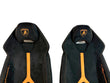 Load image into Gallery viewer, LAMBORGHINI HURACAN PERFORMANTE COMFORT SEATS BLACK/ ORANGE 4T0882011B/ 4T0882012B