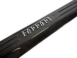 FERRARI 458 CARBON ENTRANCE SILLS KICK PLATE - LH 85982500