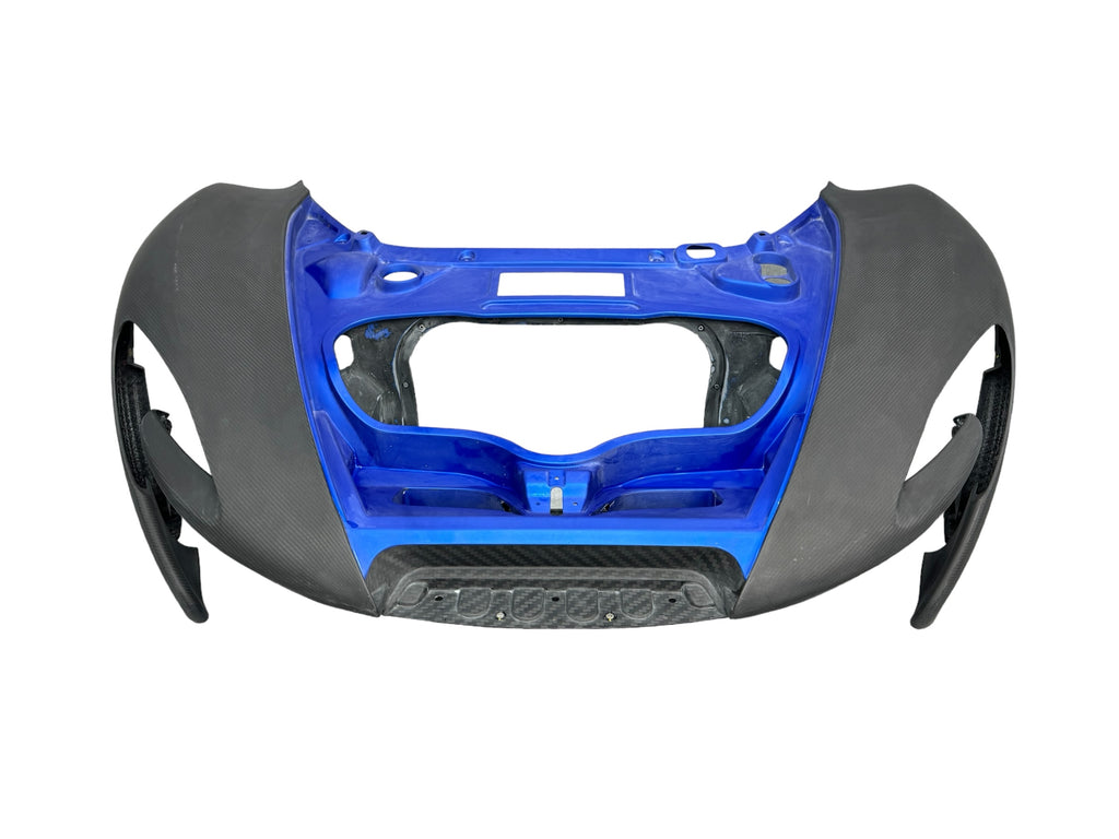 MCLAREN P1 FULL FRONT END MSO VISIBLE CARBON CLAM SHELL 12A2992CP