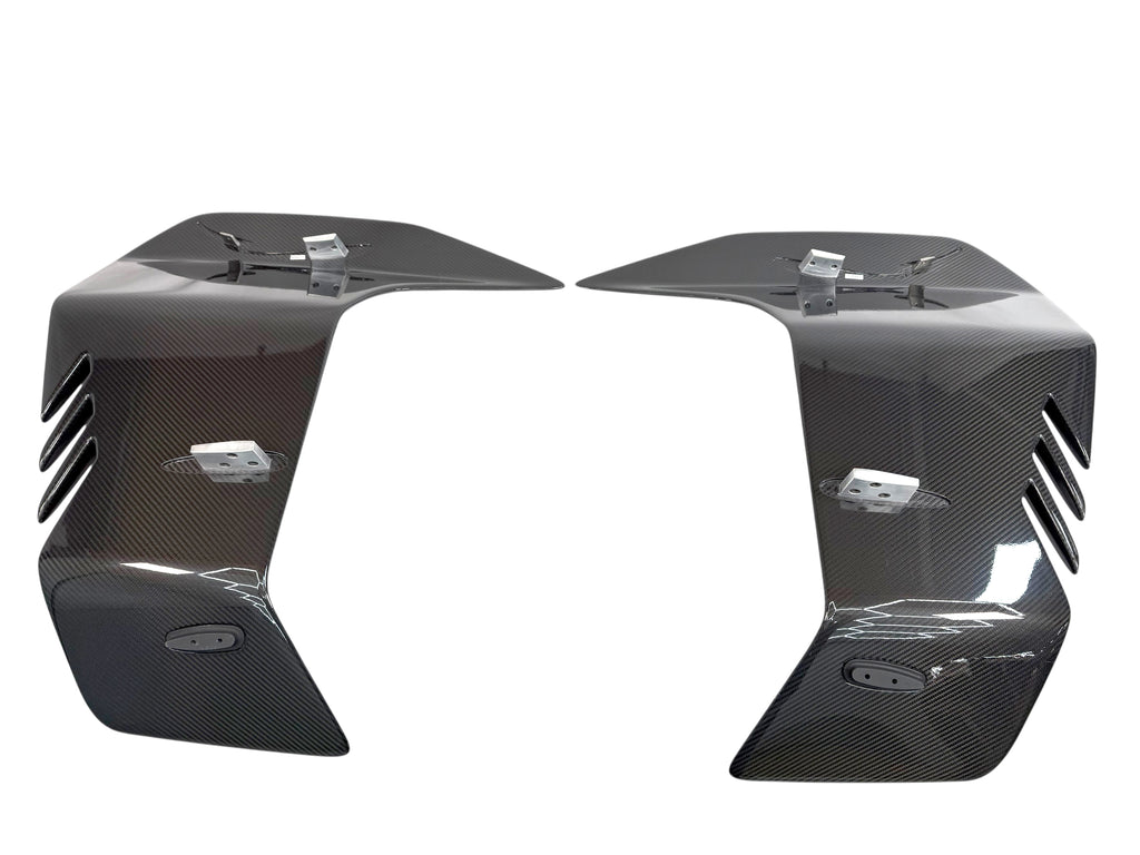 MCLAREN SOLUS GT MSO VISUAL CARBON SPOILER END PLATES SET BC08A631RP