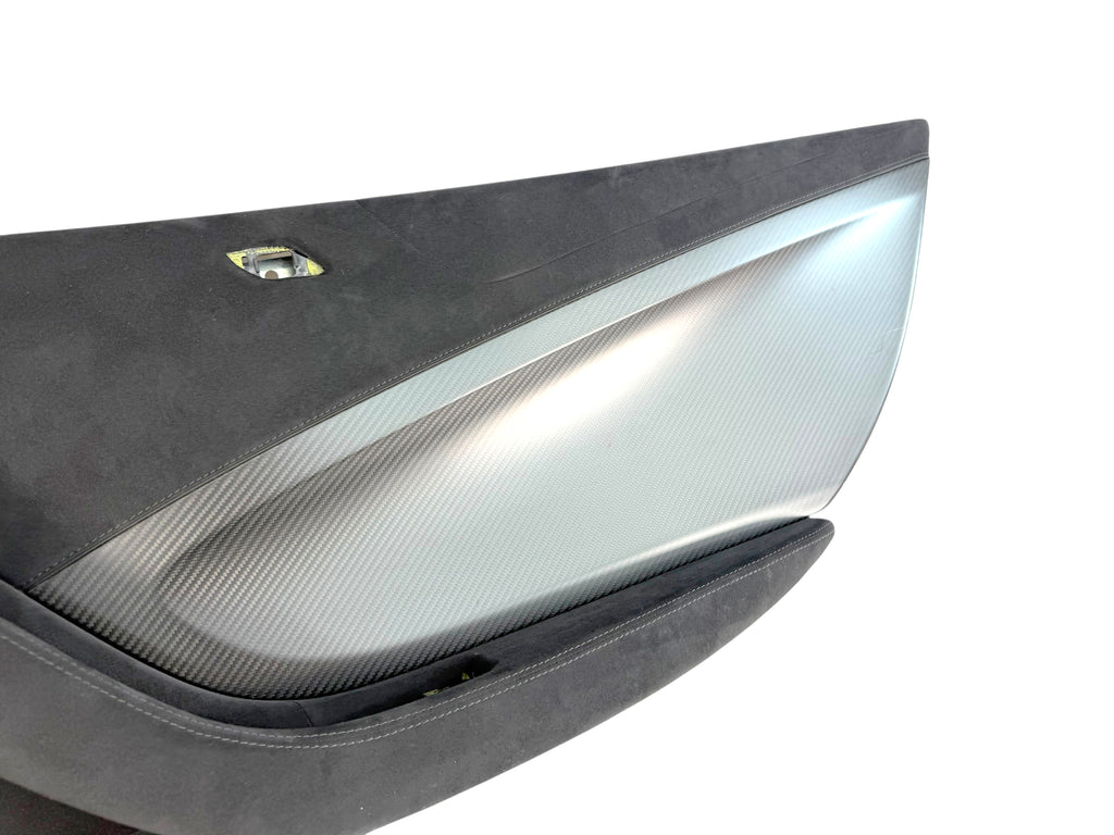 MCLAREN 675LT MSO CARBON/ ALCANTARA DOOR CARD 11N4325RP