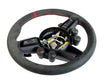Load image into Gallery viewer, PORSCHE 992 GT3-RS RED DINAMICA STEERING WHEEL BLACK/RED 9GT419091EQ