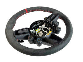 PORSCHE 992 GT3-RS RED DINAMICA STEERING WHEEL BLACK/RED 9GT419091EQ
