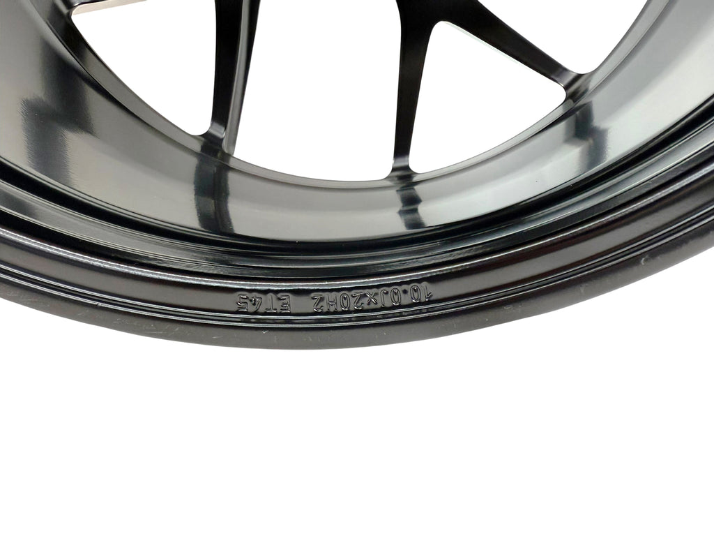 PORSCHE 992 GT3-RS WEISSACH MAGNESIUM 20" FRONT WHEEL 9GT601025AL (BLACK)