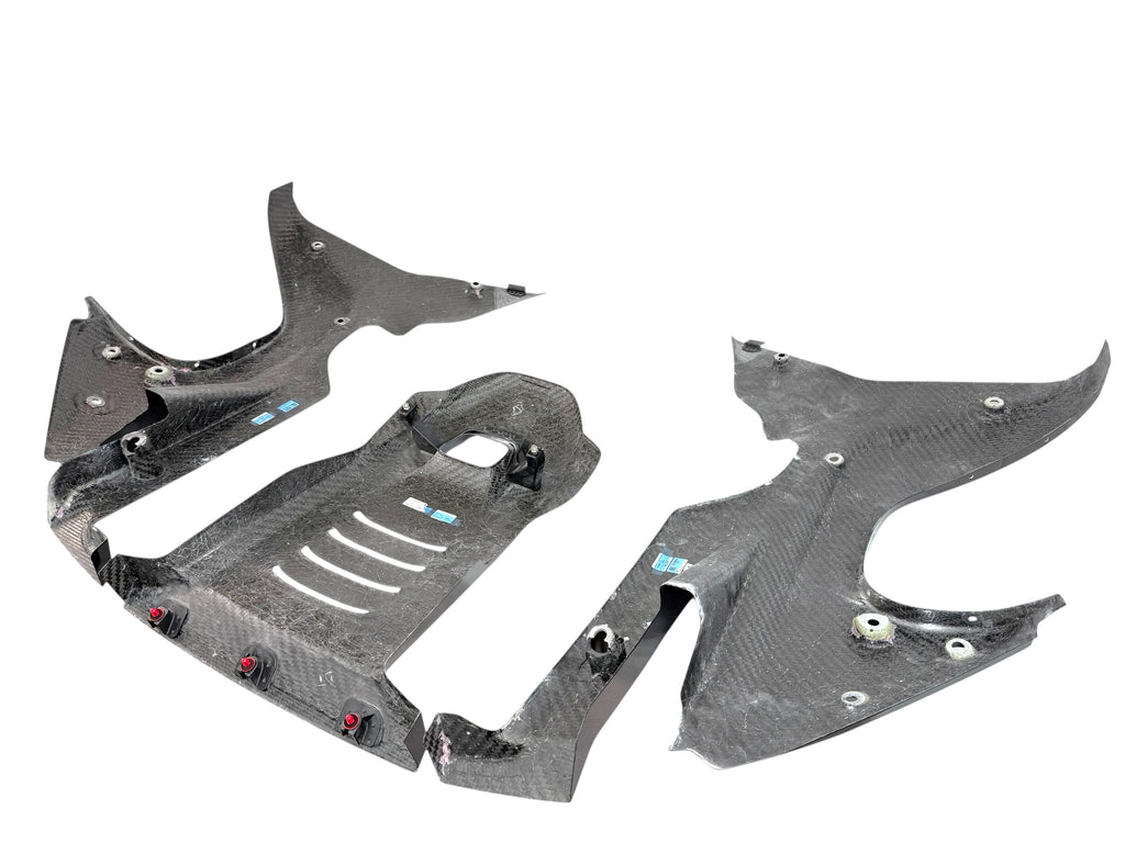 FERRARI 12-CILINDRI CARBON COMPLETE ENGINE COVER KIT 788430 788426 788427