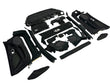 Load image into Gallery viewer, HURACAN PERFORMANTE ALCANTARA INTERIOR KIT - BLACK/ GREEN STITCHING