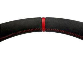 LAMBORGHINI PERFORMANTE URUS ALCANTARA STEERING WHEEL - BLACK/ RED STITCH 4ML419091CE