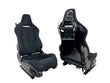Load image into Gallery viewer, MCLAREN ARTURA COMFORT SEATS BLACK ALCANTARA/ BLACK PIPING 16NC494CP