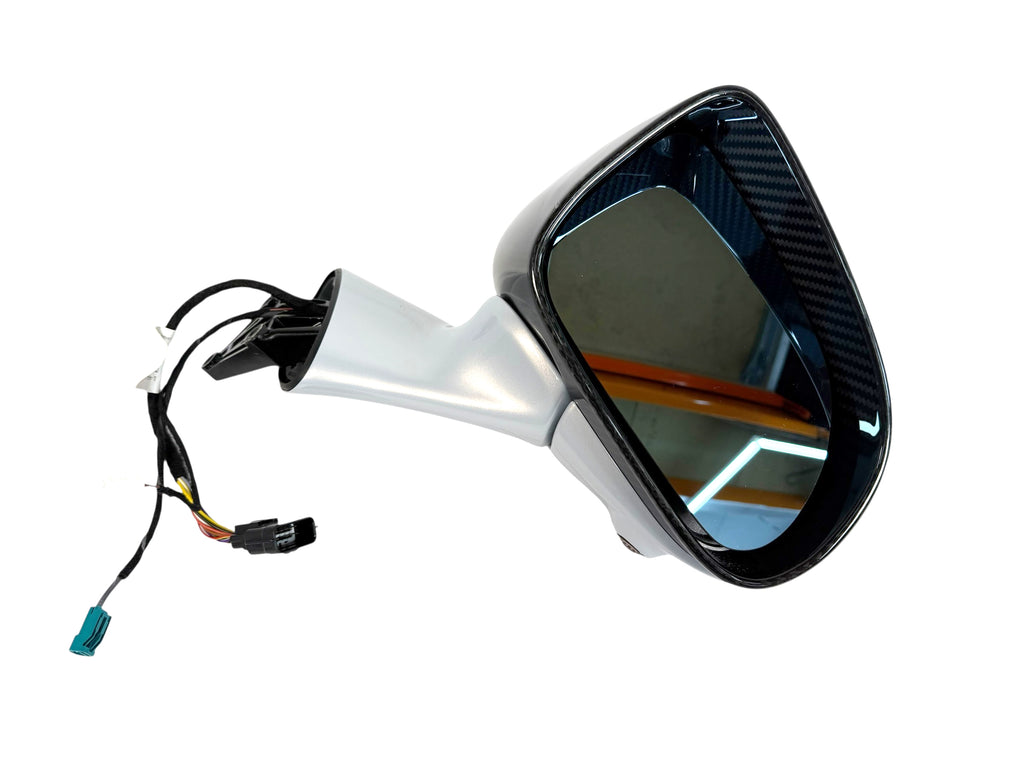 MCLAREN ARTURA MSO CARBON RIGHT WING MIRROR ASSEMBLY - ICE SILVER 14AB092CP
