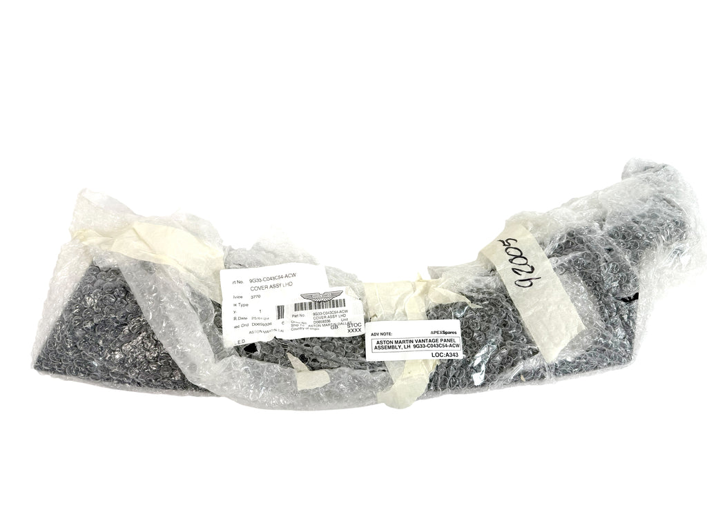 ASTON MARTIN V8 VANTAGE RIGHT LEATHER DASH COVER 9G33-C043C54-ACW (LHD)