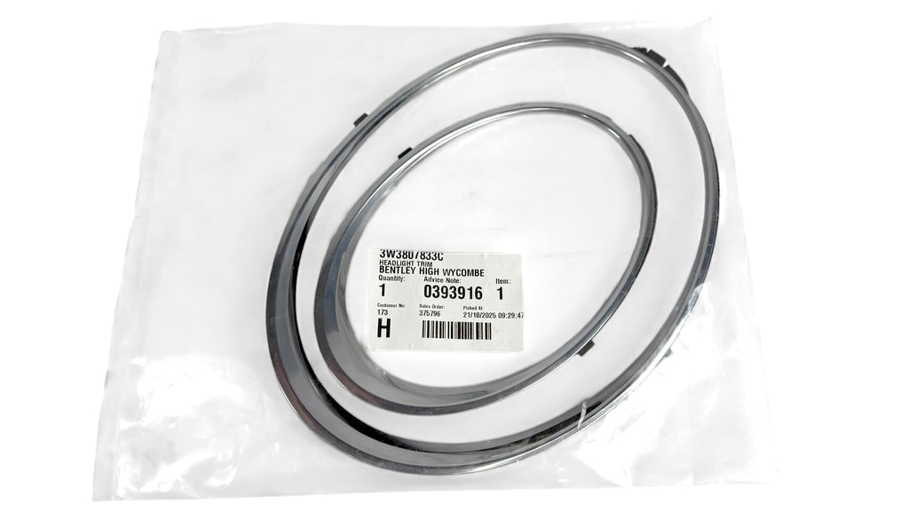BENTLEY CONTINENTAL 2012-2017 INNER/ OUTTER HEADLIGHT TRIM 3W3807833C