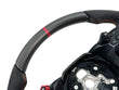 Load image into Gallery viewer, LAMBORGHINI REVULETO CARBON FIBRE ALCANTARA STEERING WHEEL - BLACK/ ORANGE