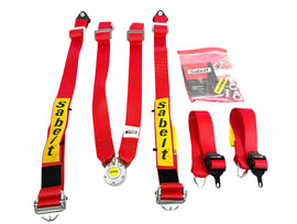 MCLAREN SENNA HARNESS 6 POINT SEAT BELT RED - 15NA054RP077RHW