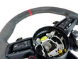 Load image into Gallery viewer, PORSCHE 992 GT3-RS RED DINAMICA STEERING WHEEL BLACK/GOLD 9GT419091EQ