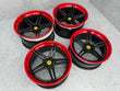 Load image into Gallery viewer, FERRARI F12 ADV1 ADV05 MV.2 SL 21&quot;/22&quot; FORGED WHEELS BLACK/ RED