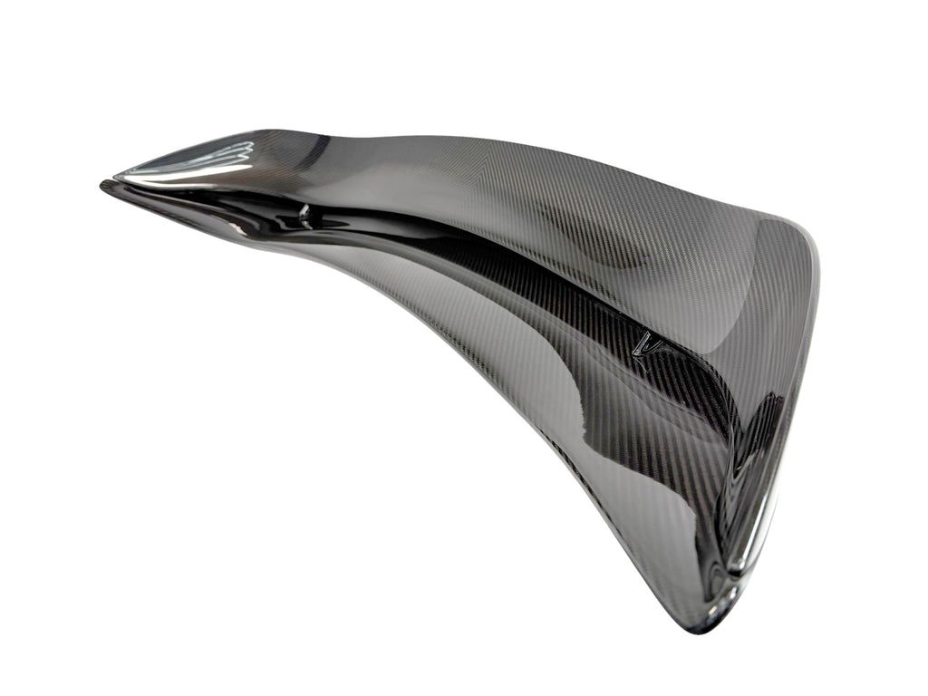 MCLAREN P1 MSO VISUAL CARBON FIBRE REAR SPOILER 12A3348CP 12A3349CP