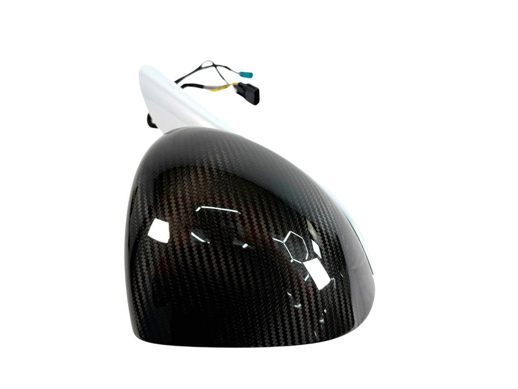 MCLAREN ARTURA MSO CARBON RIGHT WING MIRROR ASSEMBLY - ICE SILVER 14AB092CP