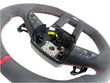 Load image into Gallery viewer, LAMBORGHINI PERFORMANTE URUS ALCANTARA STEERING WHEEL - BLACK/ RED STITCH 4ML419091CE