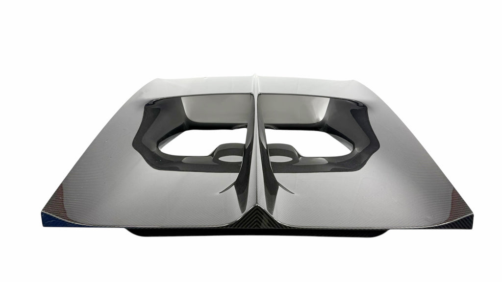 BUGATTI CHIRON VISIBLE CARBON ENGINE DECK LID COVER 5B4827023L