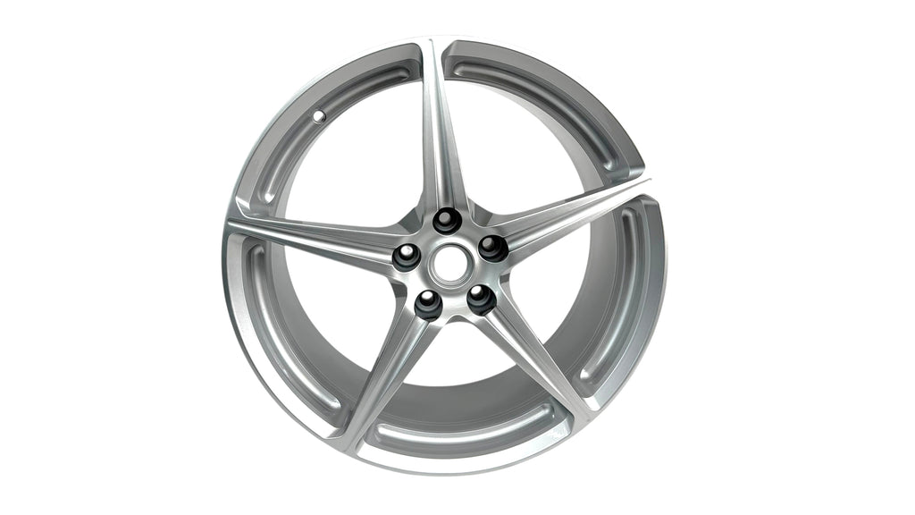 FERRARI 458 20" REAR FORGED ALLOY WHEEL IN SILVER 262950
