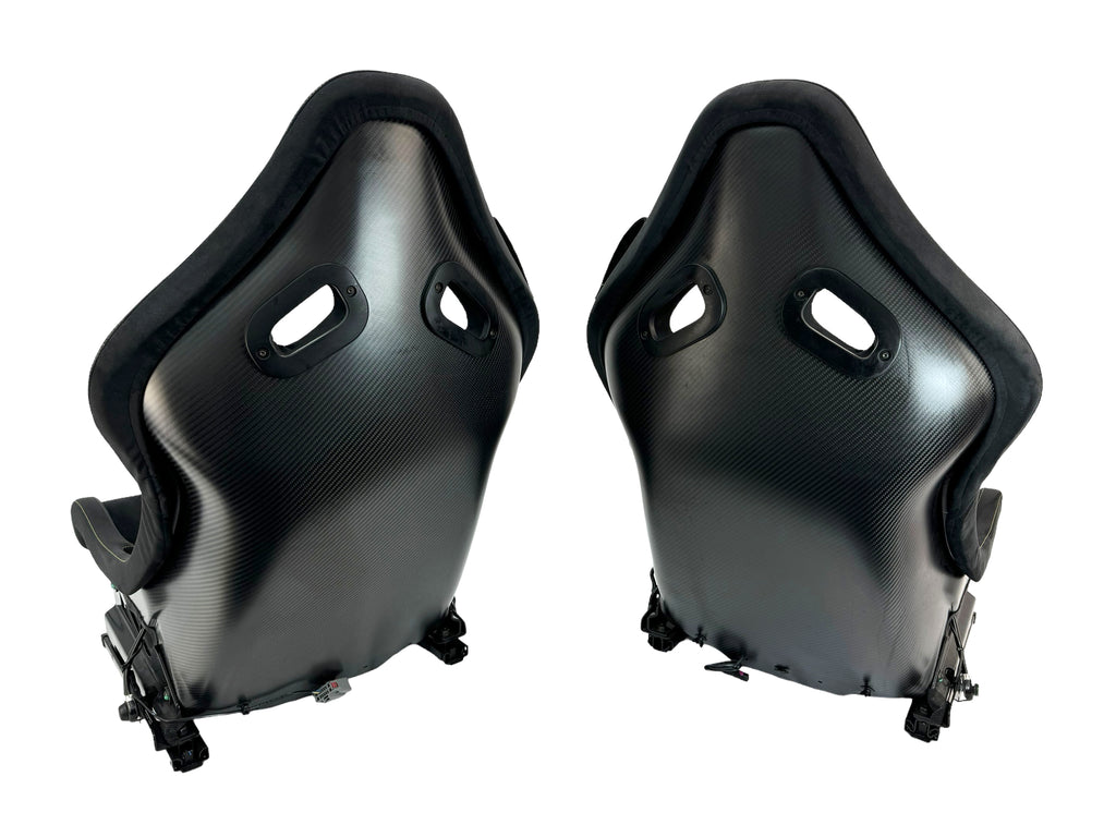 MCLAREN P1 MSO BLACK ALCANTARA CARBON RACING SEATS 13NA345RP
