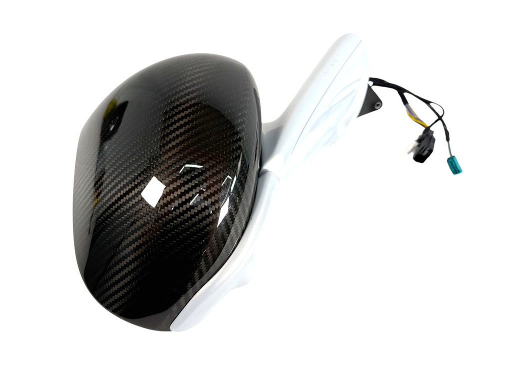 MCLAREN ARTURA MSO CARBON RIGHT WING MIRROR ASSEMBLY - ICE SILVER 14AB092CP