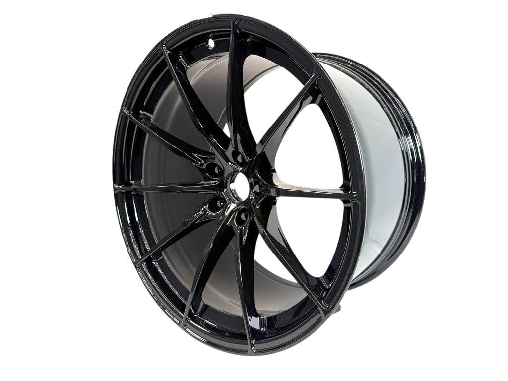 MCLAREN 600LT 10 SPOKE REAR ALLOY WHEEL 20X11J 13BA428RP (BLACK)