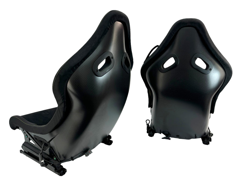 MCLAREN P1 MSO BLACK ALCANTARA CARBON RACING SEATS 13NA345RP