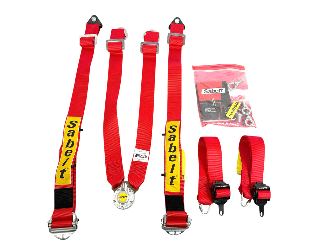 MCLAREN SENNA HARNESS 6 POINT SEAT BELT RED - 15NA054RP077RHW