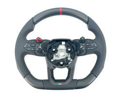 LAMBORGHINI REVULETO CARBON FIBRE LEATHER STEERING WHEEL - BLACK/ BRONZE