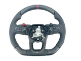 LAMBORGHINI REVULETO CARBON FIBRE LEATHER STEERING WHEEL - BLACK/ BRONZE